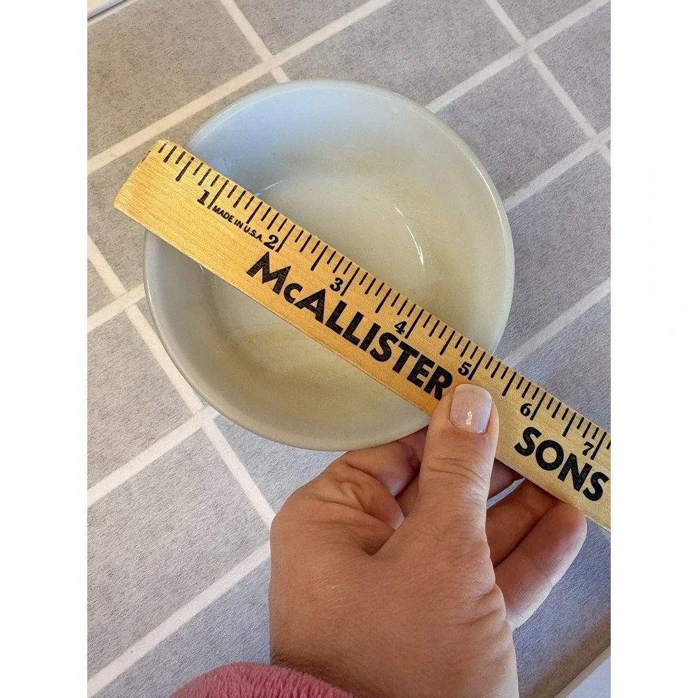 Set Of 3 Vintage Federal Glass Mesa Bowls - Brown Ombre‎ Milk Glass - 1950s MCM